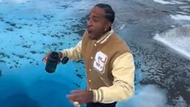 Ludacris drank water straight from an Alaska glacier. Fans wondered: Would it make him sick?